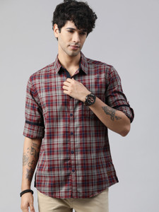 Roadster Men Checkered Casual Multicolor Shirt