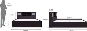 Zuari Georgia Engineered Wood Queen Box Bed