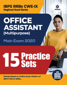 15 Practice Sets IBPS RRBs CWE-IX Office Assistant Multipurpose Main Exam 2020