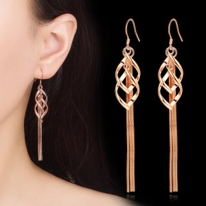 MYKI Glamorous Long Earrings For Women & Girls Metal Drops & Danglers