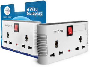 Wipro NWM0100 Wipro North West 4 Way Multiplug Three Pin Plug