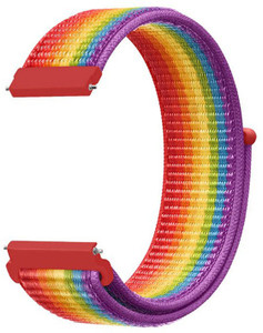 CellFAther Soft Nylon Sport Band Strap for Fitbit Versa/Versa 2 /Versa Lite (Watch Not Included) -Pride Smart Watch Strap