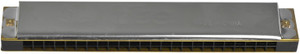 Bal samrat Mouth Organ Harmonica Steel Key C Silver 24 Holes