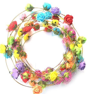 SHD COLLECTIONS Flower Hair Tiara For Women / Designer Tiara Crown for Wedding & Haldi Ceremony / Fashionable Look Hair Accessories for Girls Hair Band