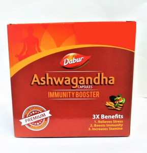 Dabur ASHWAGANDHA CAPSULES 20caps X 2PACKS
