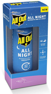 All Out All Night Mosquito and Fly Protection Spray,