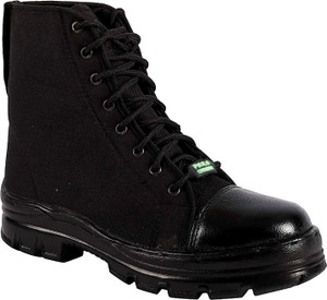 Para Commando Army Jungle Combat Leather Boot Shoes Lace Up For Men
