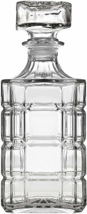 Shiv Kraft Square Crystal Whiskey Wine Decanter