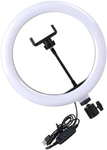 Wanzhow NEW ARRIVAL BIG SELFIE RING LIGHT 3 Light Modes Brightness Level Dimmable LED Camera Ring Light for Photo and Video,Rotatable Universal Phone Holder,Easily rotate phone holder to any ideal angle,Compatible with almost every smart phones,Dual colour option is available white and warm white in LED Ring Light, A professional LED video light,26cm Ring Lamp Flash Led Light USB Photography Lighting Lamp for Camera Smartphone Studio live streaming BEST SELIFIE RING LIGHT FOR WHO LOVE TAKING PHOTO AND VIDEO Ring Flash