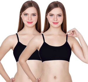 Da Novira Women's Cotton Lightly Padded, With Removable Pads Non-Wired Cage Bra Women Cage Bra Lightly Padded Bra