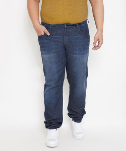 Instafab Plus Regular Men Blue Jeans