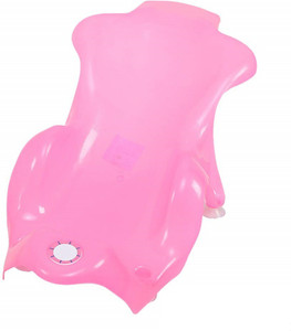Maanit Toddler Bath Seat Sling with Non-Slip Suction and Drainer Plug Baby Bath Seat