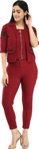 NEYSA Women Pant Ethnic Jacket Set