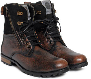 bacca bucci Men's Earthkeepers Rugged/Light Weight/Bikers/Combat High top Tuff Boots For Men