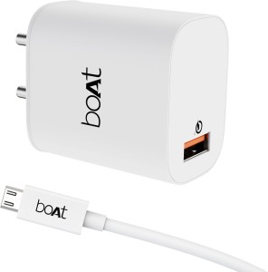 boAt 18 W Quick Charge 3 A Mobile Charger with Detachable Cable