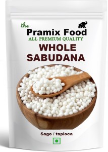 Pramix Whole Sabudana/Sago/Tapioca [ Fasting Food ] 1 kg Sago