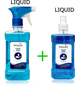 KESUDA 1 Liter LIQUID  Spray with 500ml Mist  Spray(1L+500ml) Hand Rub Bottle