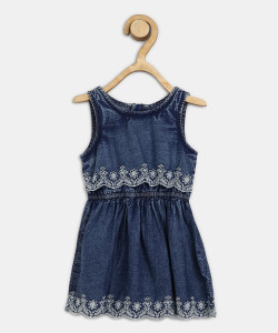 United Colors of Benetton Girls Midi/Knee Length Casual Dress