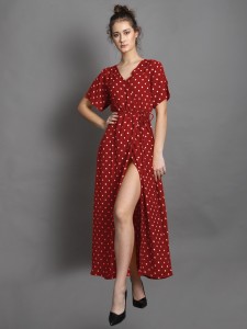 together polka dot dress