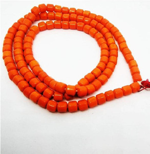 Shri Ji Pooja Store Moonga Mala Coral Stone Chain