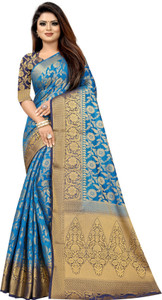 ZUUL Woven Banarasi Silk Blend Saree