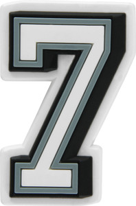 Crocs Number 7 Jibbitz Plastic Shoe Charm