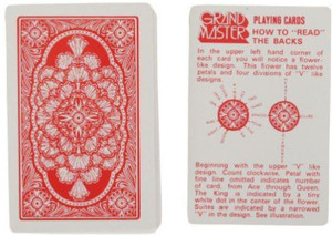 R.s.Magic Tricks Grand master spy marked magic playing cards Magic ( Red color)