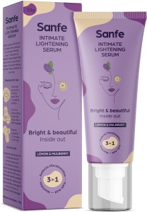 Sanfe Intimate Lightening Serum Lemon & Mulberry 50g | For Underarms, Inner Thighs Intimate Spray