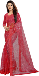 Matangi Exporter Embroidered Bollywood Net Saree