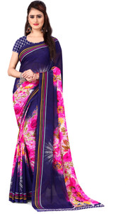 kashvi sarees Floral Print Daily Wear Georgette Saree