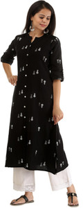 Pistaa Women Printed A-line Kurta