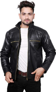 A S K Full Sleeve Solid Men Jacket