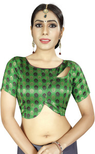 आनिआ जैकर्ड सेल्फ डिज़ाइन ब्लाउज मटेरियल