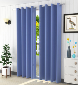Divine 213.3 cm (7 ft) Door Curtain (Pack of 2) - Image 3