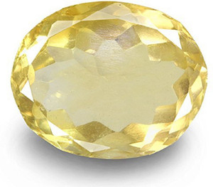 Aanya Jewels 6.76 Ct Certified Oval Mixed Cut Natural Citrine Gemstone Citrine Stone