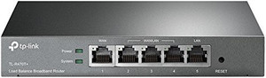 TP-Link TL-R470T+ Load Balance Broadband Business Router with Up to 4 WAN Ports Wireless Router 2.4 GHz 0 Mbps Wifi Speed Single Band Internal Antenna Ethernet (Cable Broadband)
