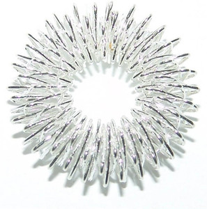 HI-TECH ACCESSORIES SUJOK RING SILVER ACUPRESSURE SUJOK RING FOR FINGER MASSAGE Massager