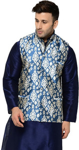 kaifoo Full Sleeve Floral Print Men Jacket