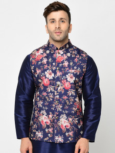 kaifoo Sleeveless Printed Men Jacket