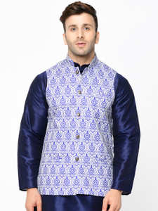 kaifoo Sleeveless Printed Men Jacket