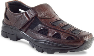 Ostr Men Brown Sandals
