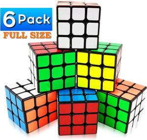 Authfort 6 Pack Full Size Magic Speed Cube