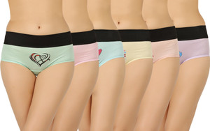 VAISHMA Women Hipster Purple, Green, Blue, Pink, Orange, Yellow Panty