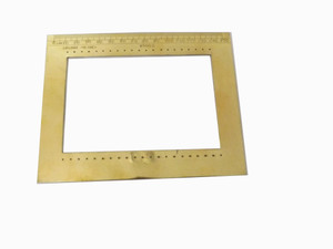 Antiquity BRASS AREA COMB PATWARI KANGHI Balance Scale