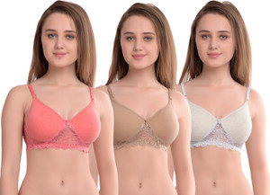 Xcare cotton fabric Women Full Coverage Lightly Padded Bra
