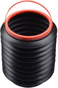 LAZI Collapsible Car Dustbin Pop Up Trash Can Foldable Waste Bin Garbage Storage Rubbish Organizer for Diwali, with Adjustable Hanging Strap for Car, Van, SUV, Truck – 4 Ltr Plastic Dustbin