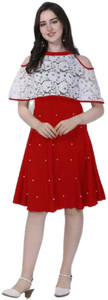 Skyfly Girls Midi/Knee Length Casual Dress