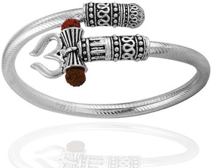 SILVERISH Brass Silver Kada