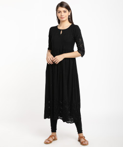 Flipkart black kurtis shop