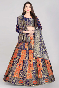 Divastri Self Design Semi Stitched Lehenga Choli
